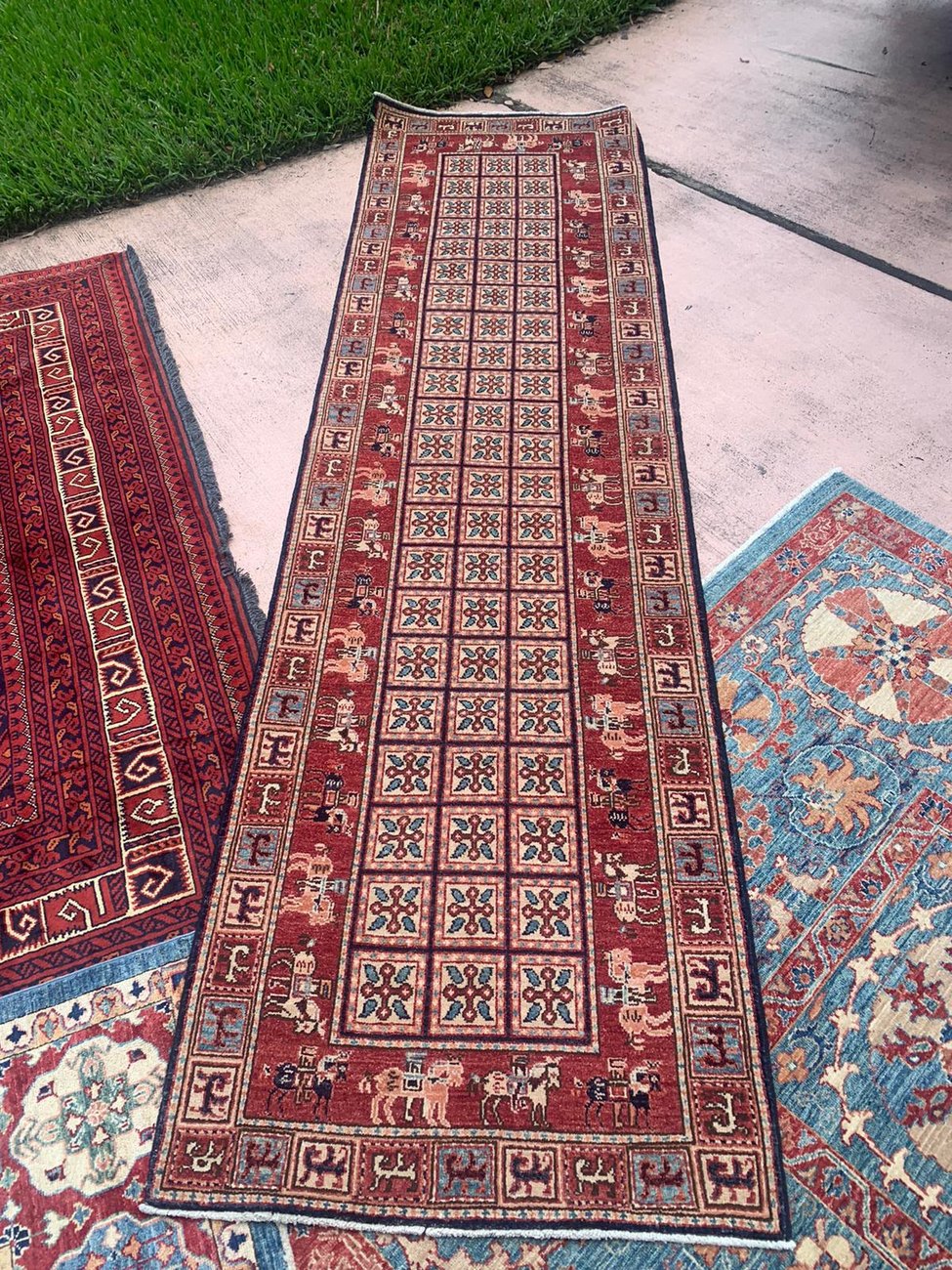 Handwoven Pazyryk Runner rug