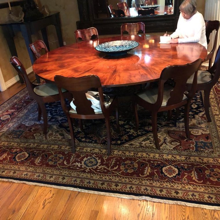 At home with friends