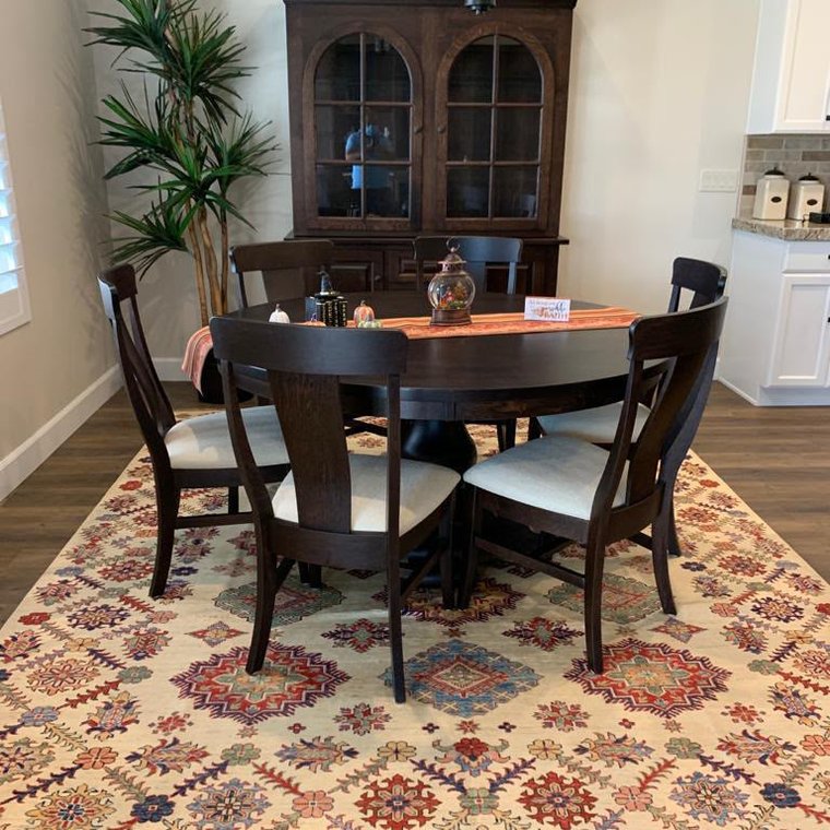 Under the family table